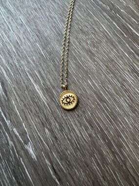 Lucky brand evil eye pendant necklace